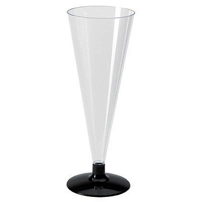 Flutes plastiques cristal - boite de 6