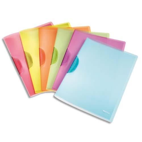 Chemise a clip Esselte en polypropylene color clip Rainbow - couleurs assorties