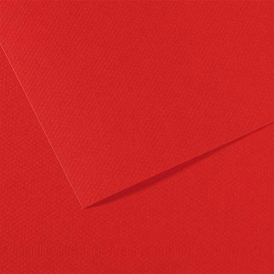 Manipack de 25 feuilles papier dessin Canson - mi-teintes - 160g - 50x65cm - roug -e vif