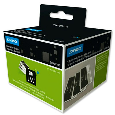 Dymo Etiquettes carte de visite - 89 x 51 mm - S0929100