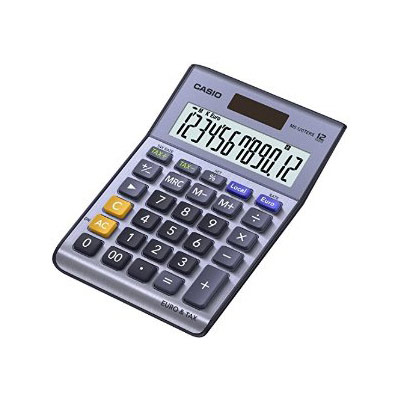Calculatrice de bureau Casio MS120TER - 12 chiffres