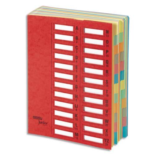 Trieur Emey Junior - 24 compartiments - rouge