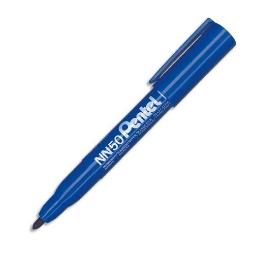 Marqueur permanent Pentel NN50 - pointe ogive - corps plastique - encre...