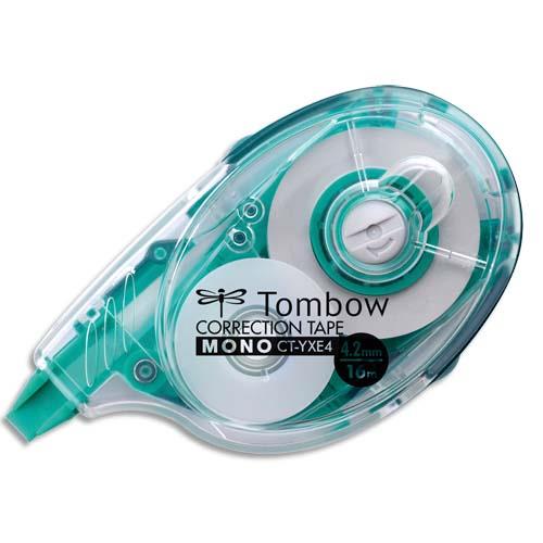 Roller de correction Tombow a deroulement lateral - 4,2 mm x 16 m - rechargeable