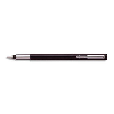 Stylo plume Parker Vector - noir attributs acier - plume fine