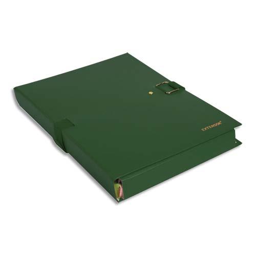 Chemise extensible Extensor® de Claircell - dos 10 cm - coloris vert finition imitation cuir
