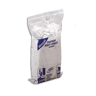 Chiffons textile blancs - sac de 5kg
