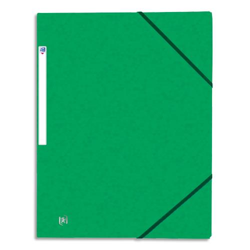 <strong>Chemises</strong> a 3 rabats elastiques / carte lustree / Vert Ecole