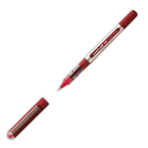 Stylo roller Uniball Eye Micro UB 150 - pointe metal - 0,2 mm - rouge