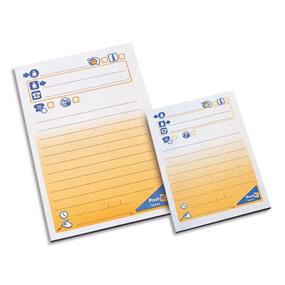 Bloc Post it Message telephonique petit format - 102 x 74 mm -