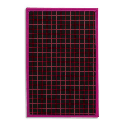 Ardoise cadre plastique 1 face quadrille Ecole