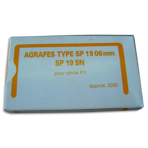 Agrafes Bostitch NºSP 19 1/4 en boite de 5000