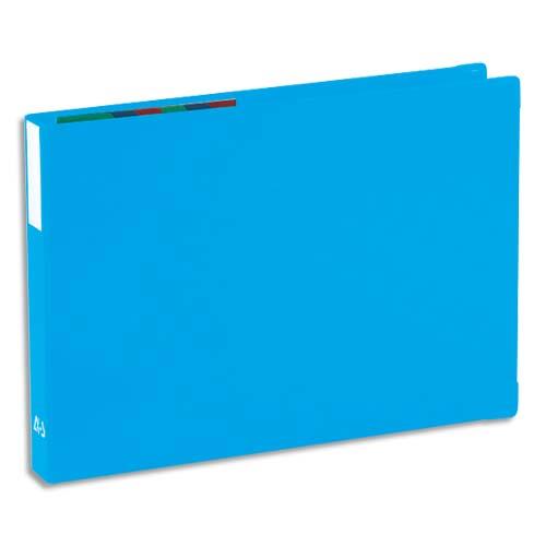 Classeur a l italienne Arianex ST3 pour format A3 - 4 anneaux en D 30mm - coloris bleu