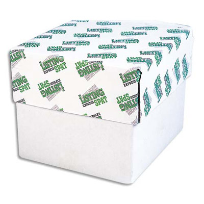 Boite de 750 paravents listing Spat - 240x11 pouces 3 exemplaires - 56/53/57 gr - bande caroll detachable
