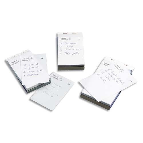 Bloc Maitre d hotel autocopiant - dupli - 50 feuillets - format 9,6 x 16,5 cm
