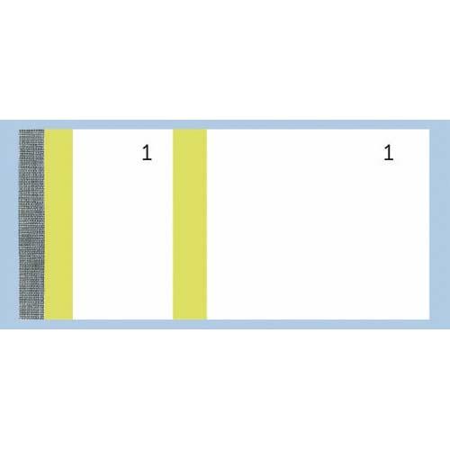 Bloc vendeur Elve jaune - 100 feuillets numerotes 6 x 13,5 cm - 1 coupon detachable