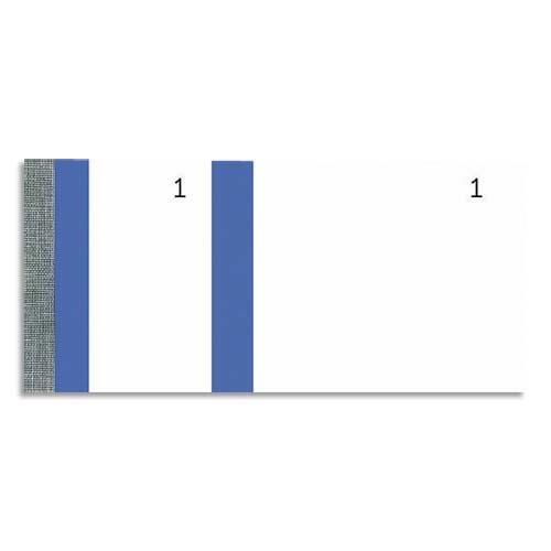 Bloc vendeur Elve bleu - 100 feuillets numerotes 6 x 13,5 cm - 1 coupon detachable