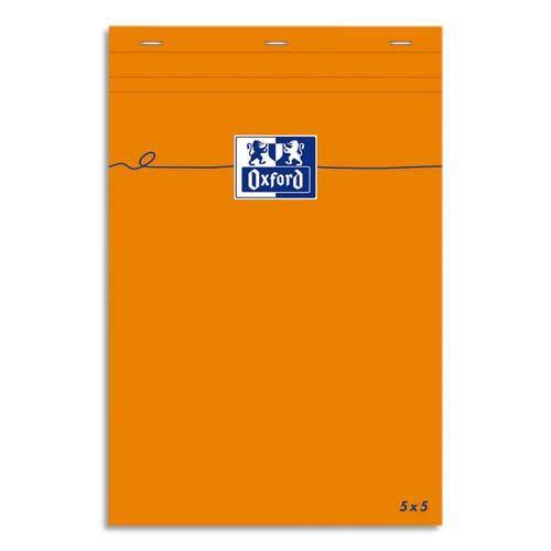 Bloc Idea - 80 g - 7,4 x 10,5cm - petits carreaux - satine blanc - 80 feuilles