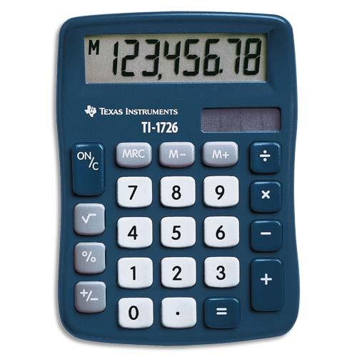Texas Instruments - Calculatrice de poche TI 1726 - 8 chiffres