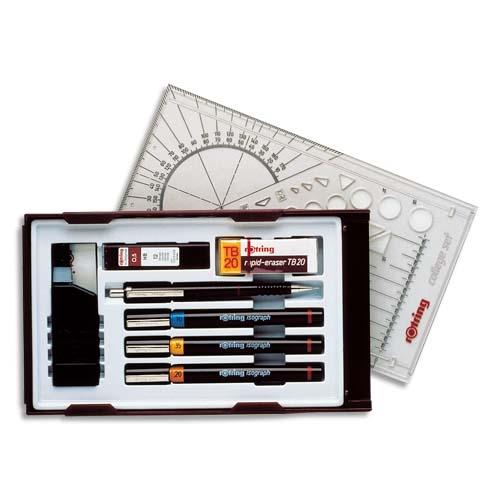 Coffret de 3 Isograph College set Rotring