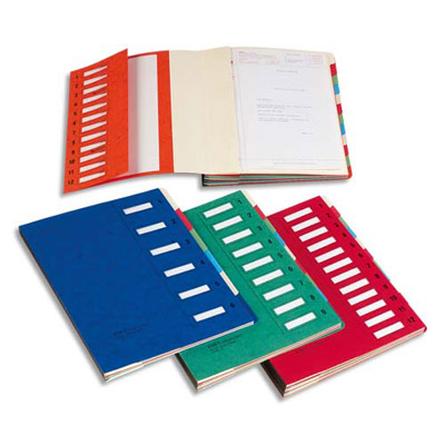 Trieur Emey Junior Clip - Clips de serrage - 9 compartiments (3709 Clip) - 24 x 32cm - bleu