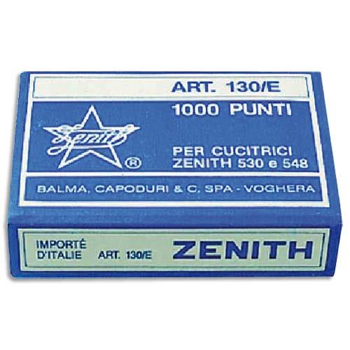 Agrafes Zenith 130 E - boite de 1000