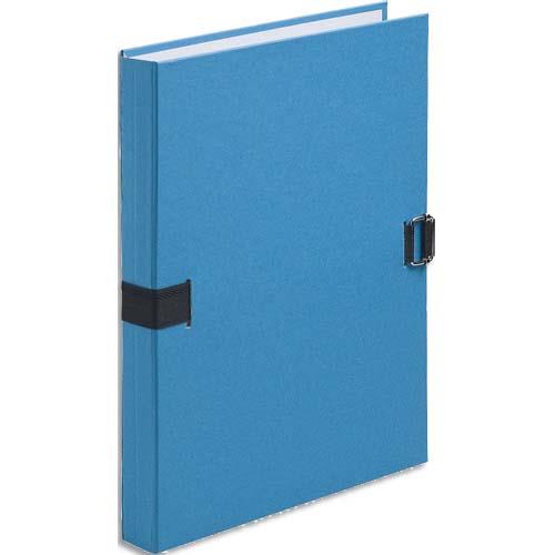 Chemise extensible Cartorel en fibres papier 100% recyclees - dos 13 cm - format 24 x 32 cm - coloris bleu