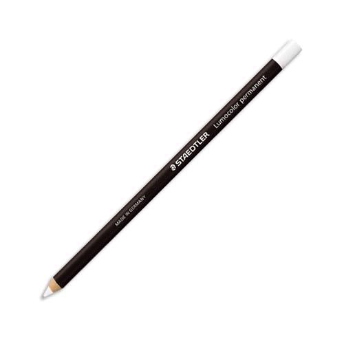 Crayon Staedtler Glasochrom - boite de 12 - blanc
