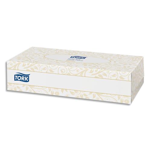 Mouchoirs Tork Premium - boite de 100 mouchoirs extra-doux enchevetres