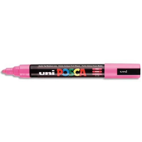 Marqueur gouache Posca - pointe moyenne ogive - rose