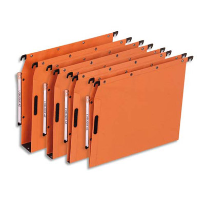 Dossiers AZL - dos 30 mm - paquet de 25 - pour armoire - orange