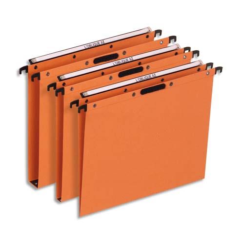Dossiers AZX - dos 15 mm - paquet de 25 - pour tiroir - orange