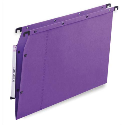 Dossiers suspendus toniques - pour amoire - azv - fond v - lilas - boite de 25
