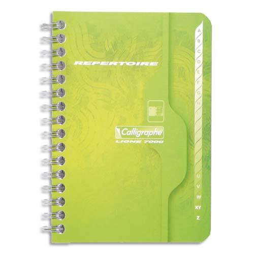 Repertoire spirale 70g 100 pages petits carreaux format 11x17-Calligraphe 7000