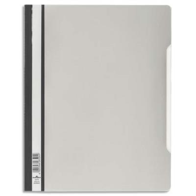 Chemise de présentation à lamelles Durable en PVC - 24 x 31 cm - gris