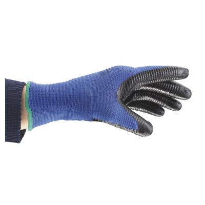 Gants de manutention tactiles RAJA nitrile - Bleu - Taille 10