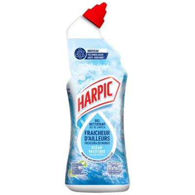 Gel WC auto-actif Harpic force Océane - Flacon de 750 ml