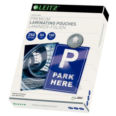 Pochettes de plastification Leitz A4 iLAM UDT - Transparente - Epaisseur : 250 microns par face - Bo