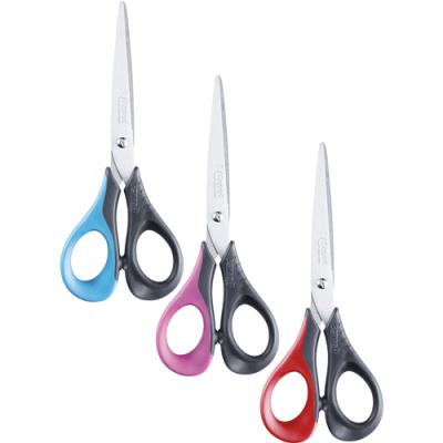 Ciseaux Maped Sensoft 16 cm, anneaux souples, coloris assortis, en blister