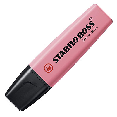 Surligneur Stabilo Boss Original pastel - pétale de rose