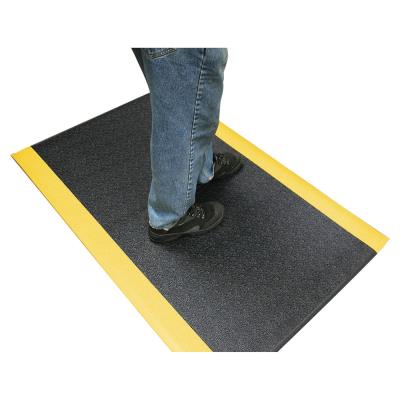 Tapis antifatigue 90x150cm - Noir bordure jaune