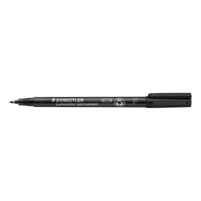 Marqueur permanent Staedtler Lumocolor pointe ogive fine 0,6 mm - Noir