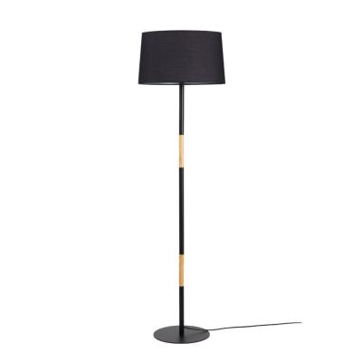 Lampadaire Aluminor Mikado - Ampoule Led E27 - Métal et bois - Noir