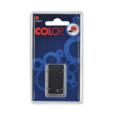 Cassette d'encre pré-encrée Colop E/4911 compatible Trodat 4911/ 4820/ 4822 - rouge - paquet 2 unité