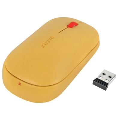 Souris sans fil Leitz Cosy Dual Sure Track - Bluetooth et USB - Jaune