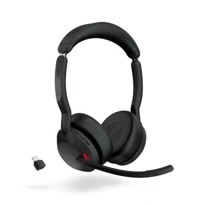 Casque sans fil Bluetooth USB-C Jabra Evolve2 55 MS Stéréo - Noir