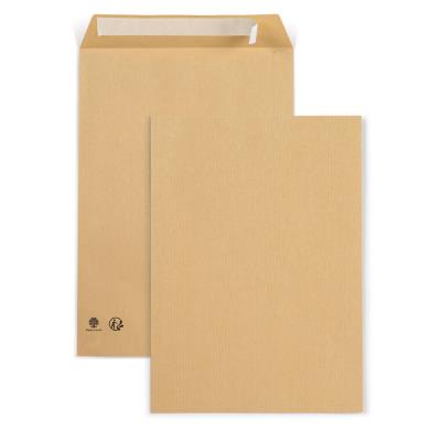 Enveloppe kraft Raja - 90 g/m² - format international C4 229 x 324 mm - sans fenêtre - fermeture aut