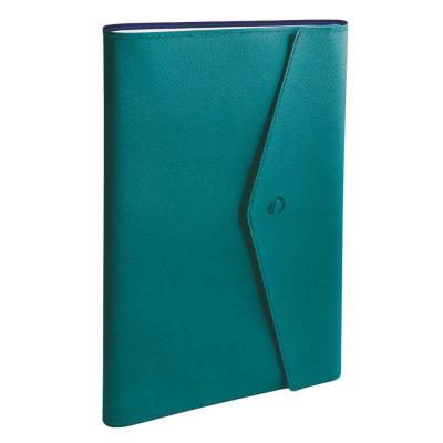 Agenda Ministre semainier Quo Vadis Clover Toscana - 16 x 24 cm - Turquoise - 2024