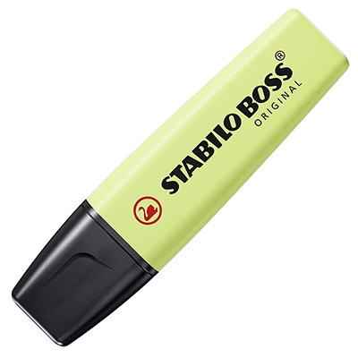 Surligneur Stabilo Boss Original pastel - zeste de citron vert