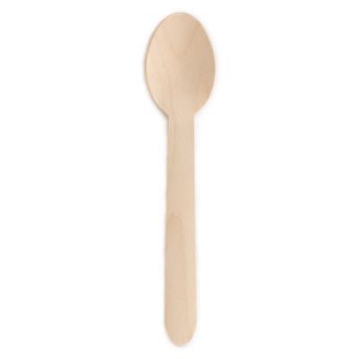 Grande cuillère en bois L. 16 cm - Lot de 50